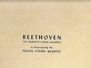 PASCAL QUARTET - BEETHOVEN COMPLETE STRING QUARTETS - DUMONT CRUT PASCAL SALLES