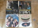 6 Rolling Stones Vinyl LPs Let it Bleed Sticky Fingers 12x5 Now Live the Past