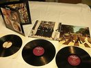 3 Near Mint THE BEATLES LP Record Albums ABBEY ROAD, HEY JUDE, LET IT BE