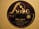 MICHEL WARLOP / DJANGO REINHARDT / LOUIS VOLA  78 rpm 10