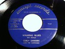 Curly Sanders 45 Walking Blues Concept Records Rare Rockabilly