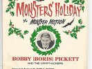 CHRISTMAS + HALLOWEEN 45 w/ PICTURE SLEEVE- BOBBY PICKETT--HEAR BOTH-1962 GARPAX