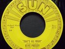 Rare ELVIS SUN 209 45 