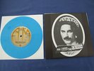 SEX PISTOLS - GOD SAVE THE QUEEN - FREDDY BLACK & WHITE SLEEVE AQUA BLUE VINYL