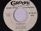 rare Blues 45 BIG TINY KENNEDY country boy GROOVE Listen