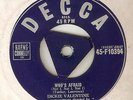 DICKIE VALENTINE WHOS AFRAID The Finger Of Suspicion DECCA  45