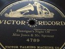 ADA JONES LEN SPENCER & ORCH 78rpm Flannigans Night Off VICTOR 4789 NM E++