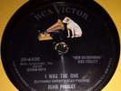 Elvis Presley - Rca Victor # 20-6420. 78 Rpm VG+ Heartbreak Hotel / I Was The