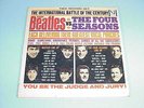 RARE Beatles VS The Four Seasons 2 Record Ablum Set VJ