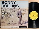 SONNY ROLLINS Way Out West 1957 MONO 1ST Pressing DG deep groove