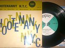 PETE SEEGER SONNY TERRY 'HOOTENANNY NYC' RARE 1958 FOLK-BLUES UK TOPIC 45 M-