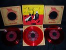 CHARLIE PARKER W/STRINGS 3 RECORD BOX SET CLEAR RED VINYL,45'S MERCURY SLEEVES