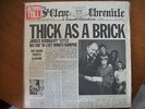 Jethro Tull Thick as a Brick Album Newspaper