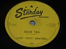 78 TOURS / RPM ROCKABILLY STARDAY 241 RUDY TUTTI GRAYZELL DUCK TAIL