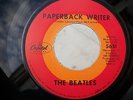 BEATLES SUBSIDIARY LABEL 45 PAPERBACK WRITER SMALL PRINT NM VERY RARE CAPITOL