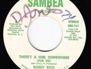 70s Soul 45 - Bobby Rich - There's A Girl Somewhere - Sambea - mp3 - rare