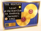 The Beatles, Live At Star-Club Hamburg, Gold Record, Schallplatte, Award, platin