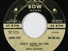 Rockabilly 45 BUZZ CLIFFORD Golly Gosh Oh Gee/14 Karet Fool on Bow wlp