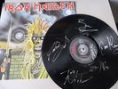 IRON MAIDEN FIRST ALBUM SIGNED  LP