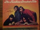 The Monkees Greatest Hits SIGNED by Davie Jones Vinyl LP Turtles Beatles