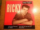RICKY NELSON-RICKY EP VERVE 5048 COVER (ONLY) A TEENAGER'S ROMANCE EX