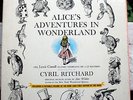Cyril Ritchard reads/sings ALICE IN WONDERLAND 4 LP vinyl LP boxed set with book