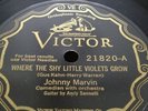 JOHNNY MARVIN 78rpm Where Shy Little Violet Grow Sweethearts Parade VICTOR 21820
