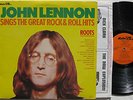 JOHN LENNON Roots Sings Great Rock & Roll Hits authentic Adam VIII withdrawn LP