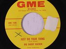 rare Soul Funk 45 BIG DADDY RUCKER just do your thing GME Hear