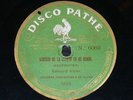 PIANO 78 rpm RECORD Pathe EDOUARD RISLER Andante BEETHOVEN Scherzo RARE Spain