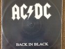 AC/DC - Back in Black rare australische Promo Picture Disc 