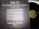BACH WTC THE WELL-TEMPERED KLAVIER RICHTER Complete 6 Lp x 2  boxes  EURODISC NM