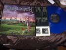 MEGADETH - Youthanasia *  ORIG BLUE VINYL LP 1994 GF Sleeve L K