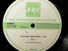 RARE BBC TOP OF THE POPS TRANSCRIPTION DISC 947 THE JAM, ABBA, PHIL COLLINS