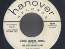 Classic Rockabilly 45  Kids From Texas  Long Legged Linda  Hanover  hear