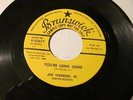 JOE THERRIEN & HIS ROCKETS YOU'RE LONG GONE BRUNSWICK YELLOW LABEL PROMO   (45)