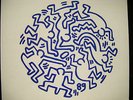 TOP RARE KEITH HARING 12“ COVER & LABEL ART DEMETUCCI