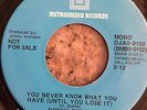 DONNY BURKS You never know what you have V RARE Crossover 45