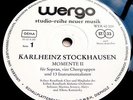STOCKHAUSEN Momente (Version 1965) WERGO PRESS w/BOOKLET MINT-