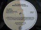 Elton John BREAKING HEARTS UK LP 1ST PRESS ONE PLAY EVER 100% MINT MINUS