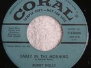BUDDY HOLLY “Early In The Morning” CORAL 62006 PROMO
