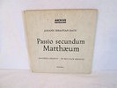 Bach. Passio Secundum Matthaeum. Matthaus – Passion. St. Matthew Passion. 4LPs.