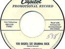 SKEETS McDONALD - YOU OUGHTA SEE GRANDMA ROCK NM 45 '56 rockabilly Eddie Cochran