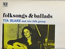 TIA BLAKE rare FRENCH ORIGINAL LP FOLKSONGS & BALLADS great female folk vinyl LP