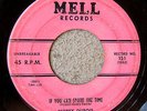 Rare Rockabilly 45 on Mell 121 Morey Dubois If You Can Spare The Time