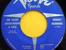 VELVET UNDERGROUND & NICO w/LOU REED Sunday Morning 45 Very Rare STOCK Verve