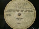 GRANDMASTER FLASH+THE FURIOUS FIVE MESSAGE MINT ACETATE TEST PLATE