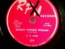 Blues 78 B.B. KING Boogie Woogie Woman / Story From My Heart And Soul RPM 374