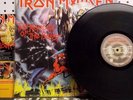 IRON MAIDEN The Number of The Beast (1982) LP NM- (EX) HARVEST ST-12202 INSERT