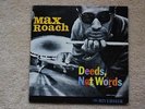 MAX ROACH   DEEDS, NOT WORDS   on RIVERSIDE MONO HARD BOP JAZZ NICE 1958